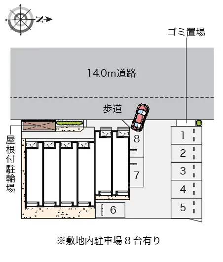仙台市太白区富田 月極駐車場